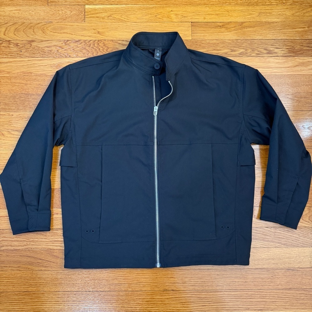 Lululemon Smooth Twill Full-Zip Jacket in Black - Men's Size XS NWOT